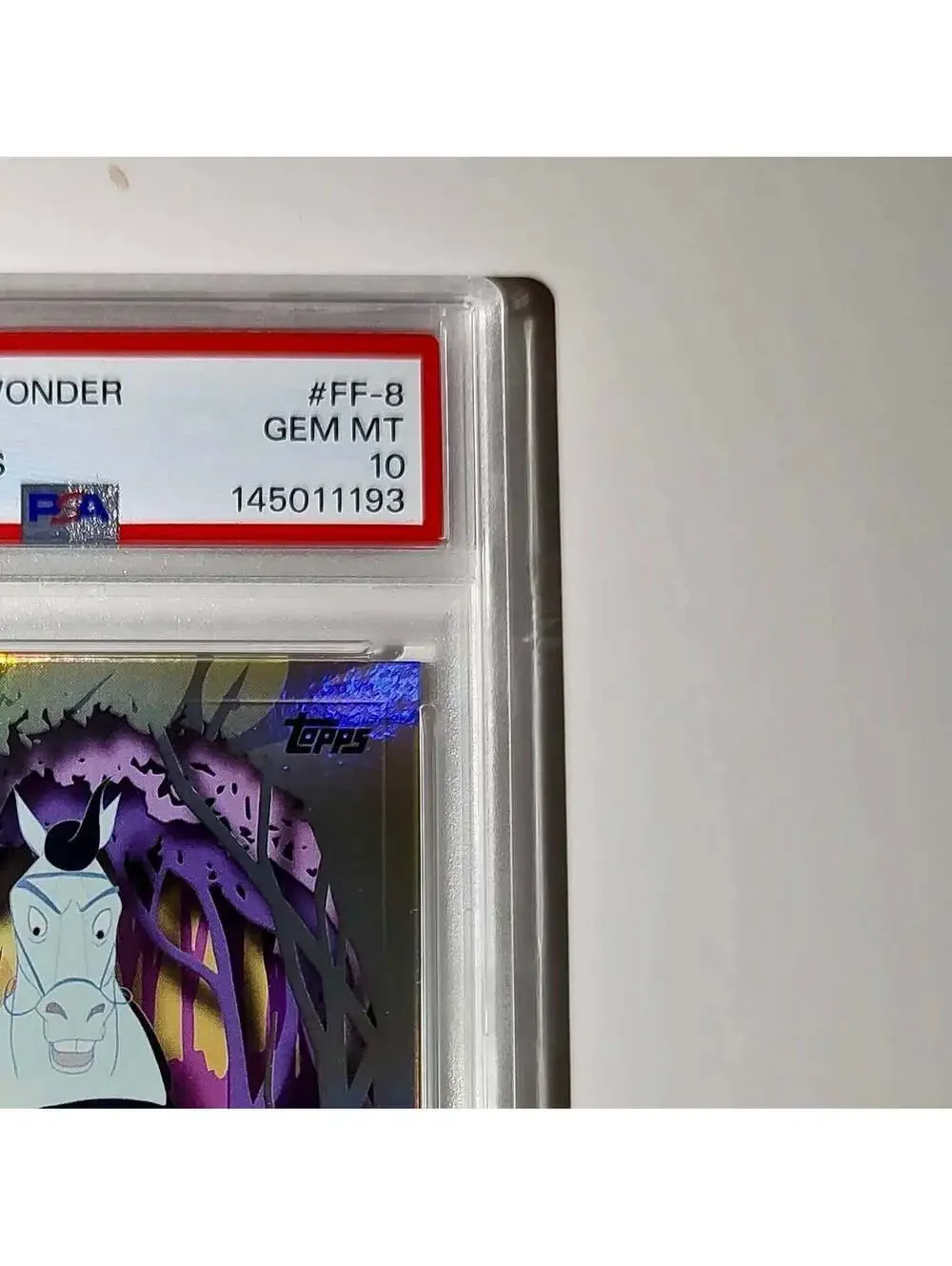 Samson 2025 Topps Disney #FF-8 Furry Friends Card Sleeping Beauty PSA 10